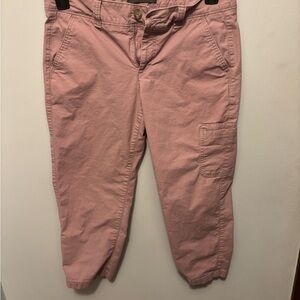 Eddie Bauer Pink Ankle Cropped Jeans